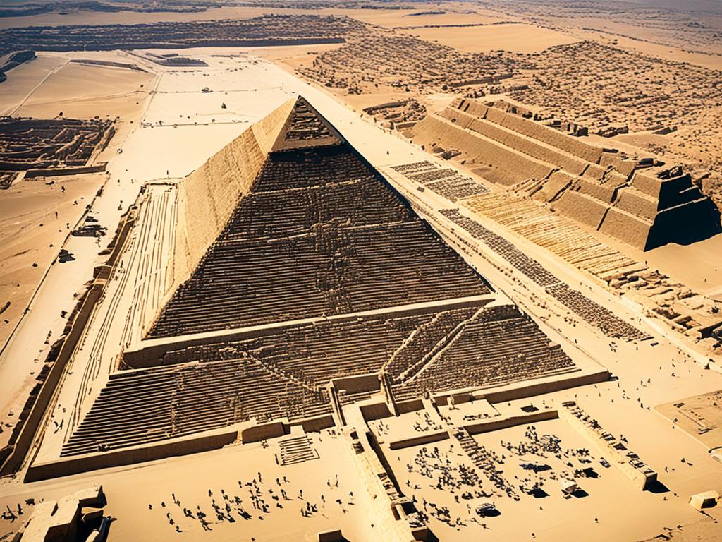 Construction de la pyramide de Gizeh